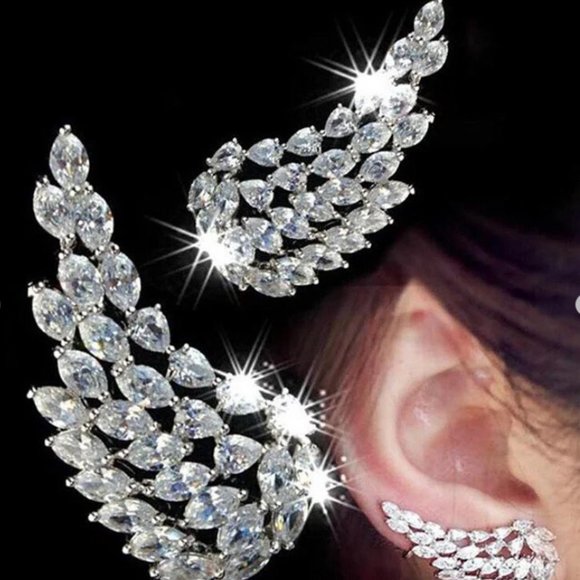 angel wings earrings - Picture 1 of 9